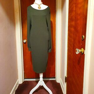 Catherine Malandrino Green Dress, XL, a soft, fluid and so comfortable garment!